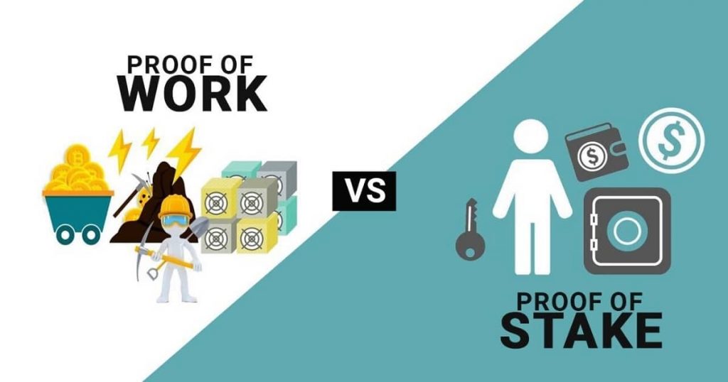 proof work vs proof stake