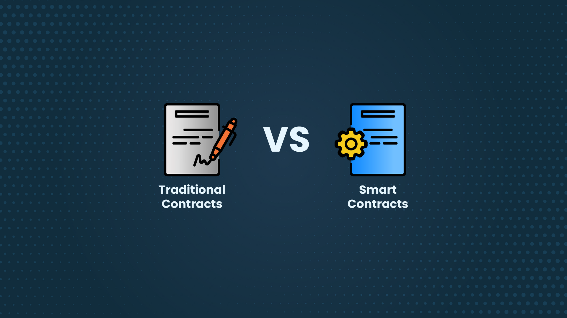 smart contracts vs traditional contracts
